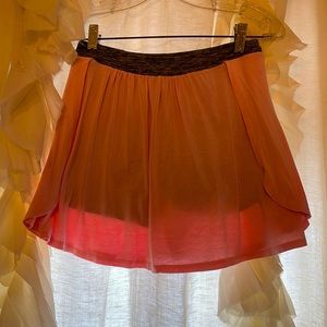 Pure & Good pink workout skort from Anthropologie. Small!
